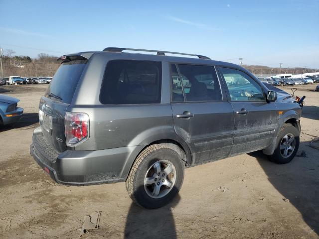 5FNYF18487B012245 - 2007 HONDA PILOT EX GRAY photo 3