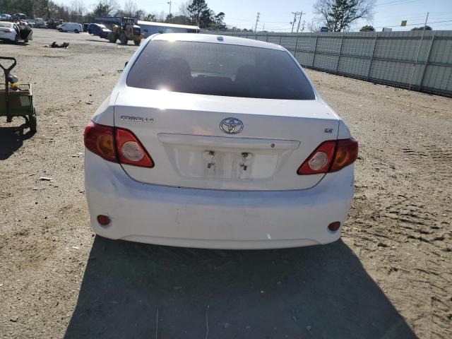 2T1BU4EE4AC430985 - 2010 TOYOTA COROLLA BASE WHITE photo 6