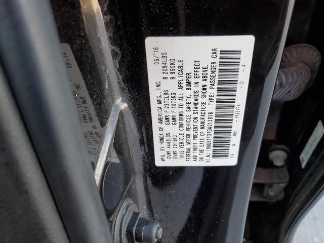 19UUB1F37GA013918 - 2016 ACURA TLX BLACK photo 12