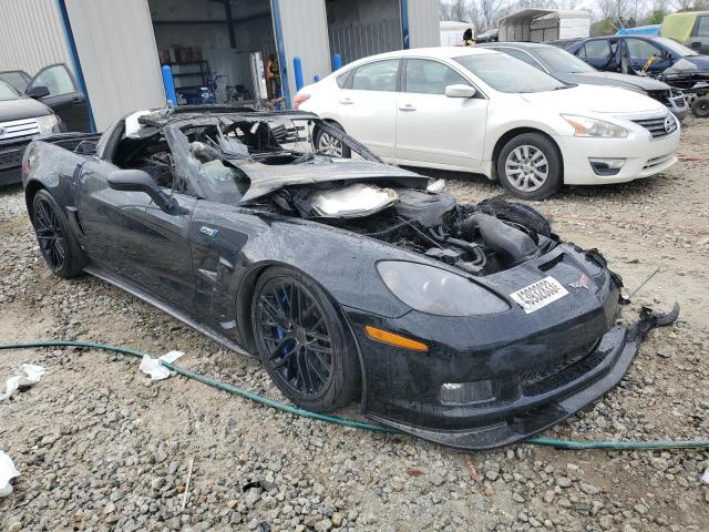 1G1YR26R495801338 - 2009 CHEVROLET CORVETTE ZR-1 BLACK photo 4