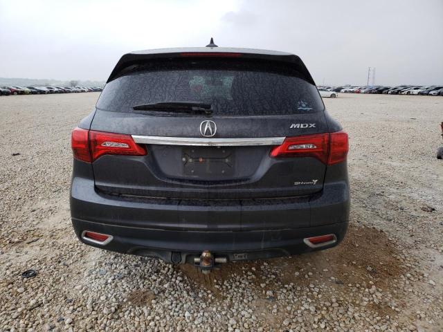 5FRYD4H26EB020877 - 2014 ACURA MDX CHARCOAL photo 6