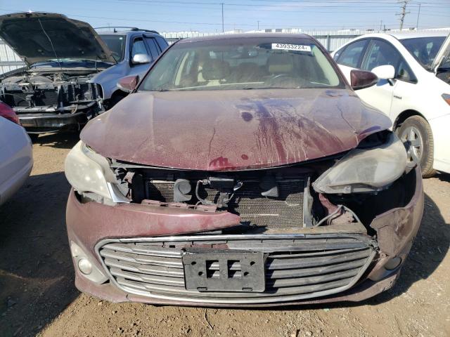 4T1BK1EB3DU045771 - 2013 TOYOTA AVALON BASE 勃艮第红 照片 5