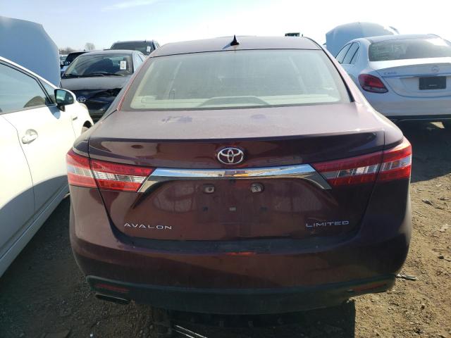 4T1BK1EB3DU045771 - 2013 TOYOTA AVALON BASE BURGUNDY photo 6