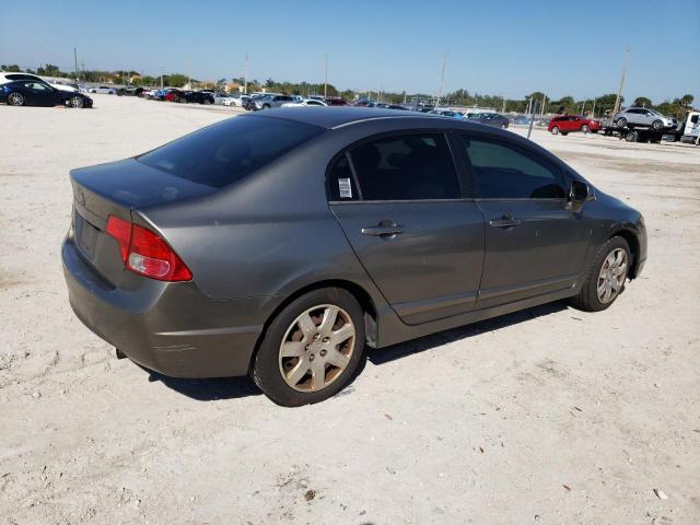 1HGFA165X6L053944 - 2006 HONDA CIVIC LX GRAY photo 3