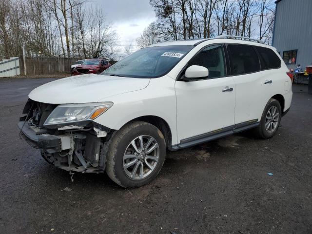 5N1AR2MN7DC637902 - 2013 NISSAN PATHFINDER S أبيض صورة 1