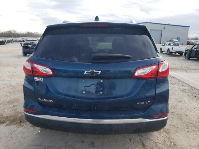 3GNAXUEV2ML368403 - 2021 CHEVROLET EQUINOX LT BLUE photo 6