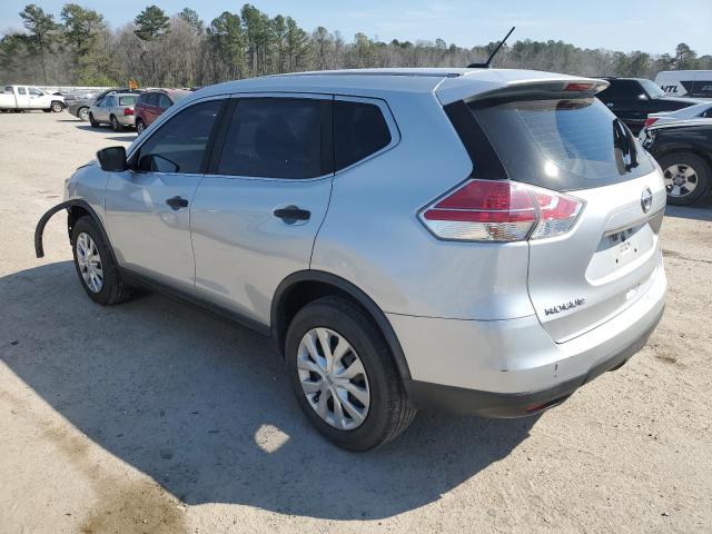 KNMAT2MV4GP690608 - 2016 NISSAN ROGUE S SILVER photo 2