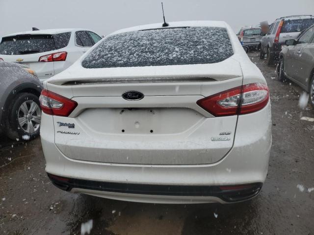 3FA6P0H90DR324411 - 2013 FORD FUSION SE WHITE photo 6