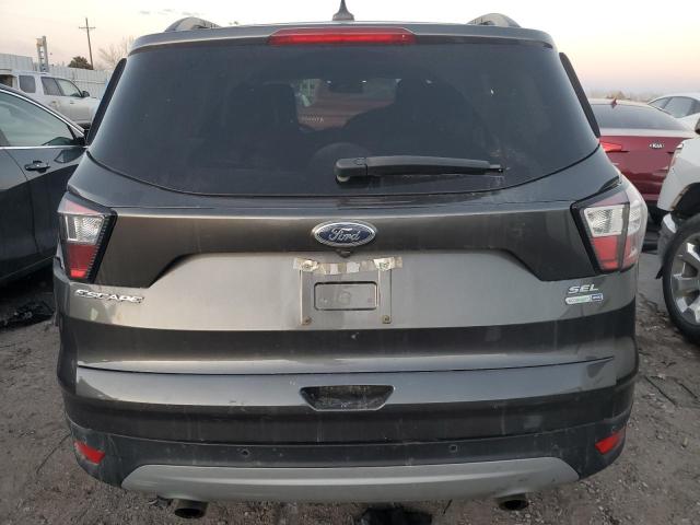 1FMCU9H97JUC39270 - 2018 FORD ESCAPE SEL ნაცრისფერი ფოტო 6