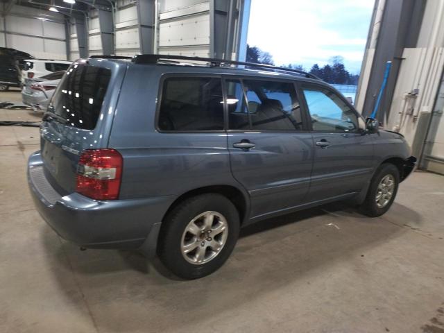 JTEGP21A250072317 - 2005 TOYOTA HIGHLANDER LIMITED BLUE photo 3