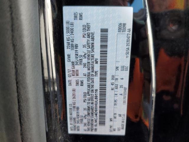 5LMCJ4D9XHUL69116 - 2017 LINCOLN MKC BLACK LABEL Schwarz Foto 13