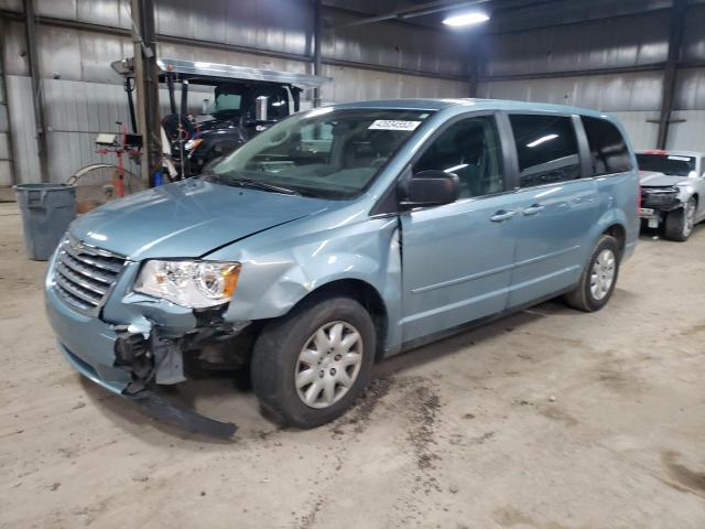 2A8HR44E79R637579 - 2009 CHRYSLER TOWN & COU LX BLUE photo 1