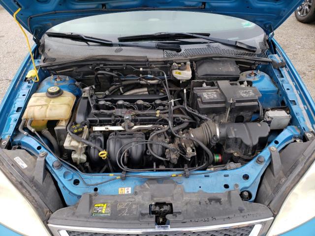 1FAFP34N77W355998 - 2007 FORD FOCUS ZX4 BLUE photo 11