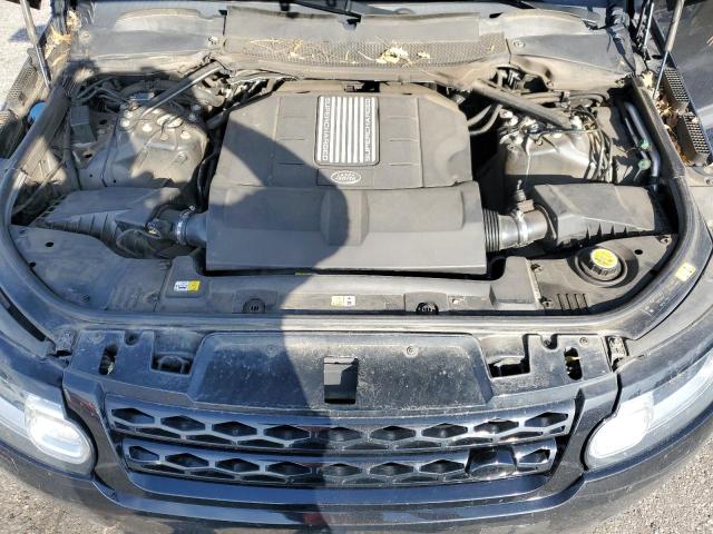 SALWG2FV8HA682421 - 2017 LAND ROVER RANGE ROVE SE BLACK photo 12