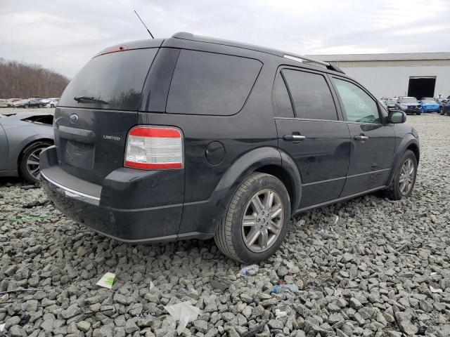 1FMDK03W28GA17604 - 2008 FORD TAURUS X LIMITED BLACK photo 3