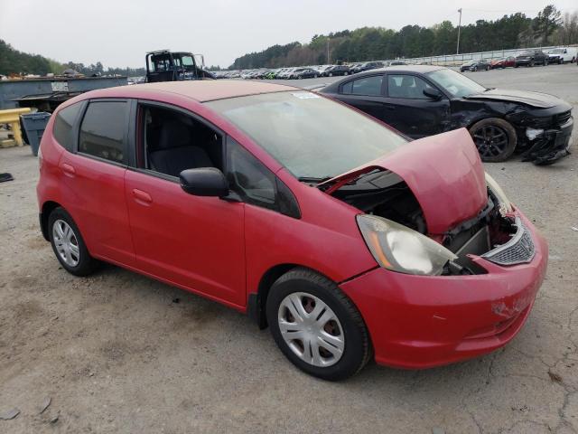 JHMGE8H29AC004714 - 2010 HONDA FIT RED photo 4