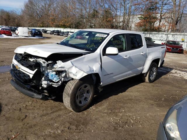 1GCGTCEN1M1267286 - 2021 CHEVROLET COLORADO LT WHITE photo 1