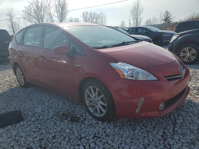 JTDZN3EU3D3216502 - 2013 TOYOTA PRIUS V RED photo 4