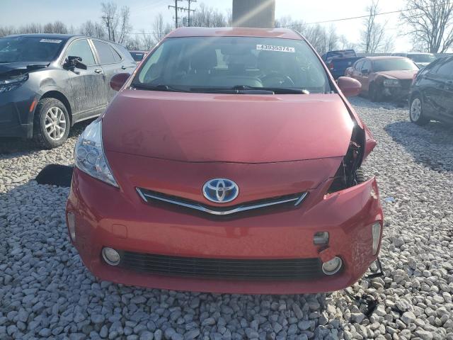 JTDZN3EU3D3216502 - 2013 TOYOTA PRIUS V RED photo 5