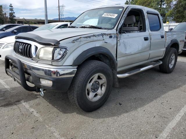 5TEGN92N52Z012192 - 2002 TOYOTA TACOMA DOUBLE CAB PRERUNNER SILVER photo 1