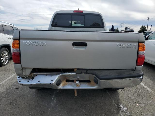 5TEGN92N52Z012192 - 2002 TOYOTA TACOMA DOUBLE CAB PRERUNNER SILVER photo 6
