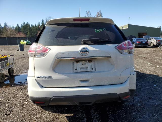 5N1AT2MT9GC801607 - 2016 NISSAN ROGUE S WHITE photo 6