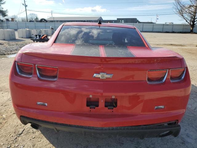 2G1FA1E3XD9154493 - 2013 CHEVROLET CAMARO LS RED photo 6