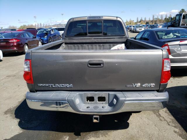 5TBBT44186S474111 - 2006 TOYOTA TUNDRA ACCESS CAB SR5 GRAY photo 6