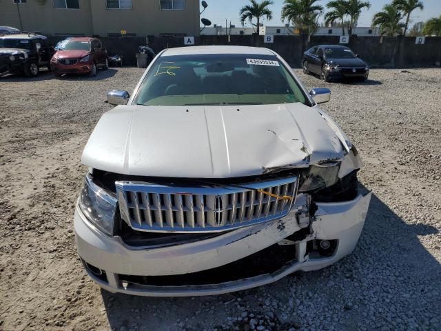 3LNHM26T69R602432 - 2009 LINCOLN MKZ WHITE photo 5