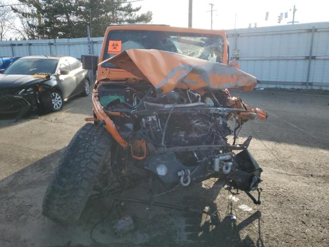 1C4BJWDG3CL190458 - 2012 JEEP WRANGLER U SPORT ORANGE photo 5