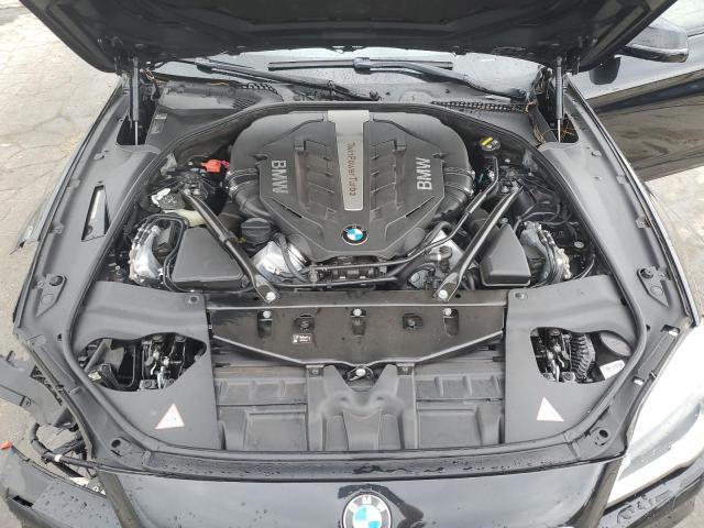 WBA6D4C56GD977205 - 2016 BMW 650 I GRAN COUPE BLACK photo 11