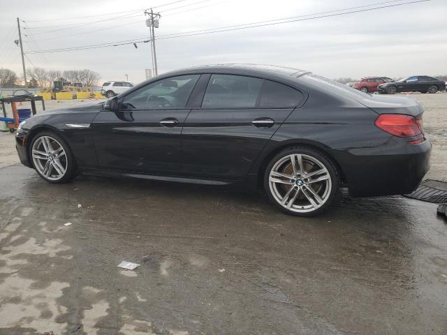 WBA6D4C56GD977205 - 2016 BMW 650 I GRAN COUPE BLACK photo 2