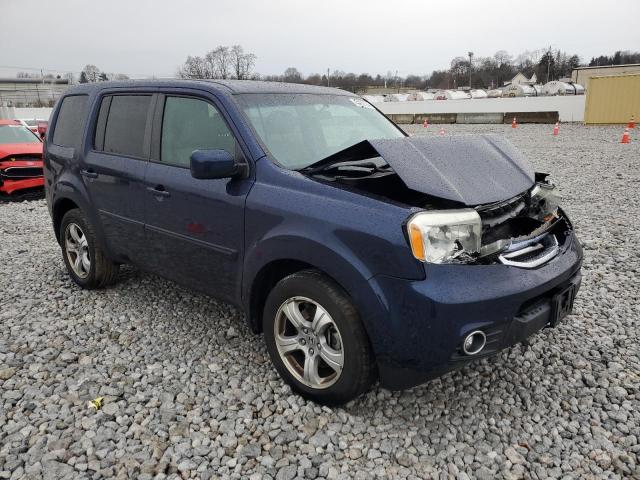 5FNYF4H45DB033888 - 2013 HONDA PILOT EX BLUE photo 4