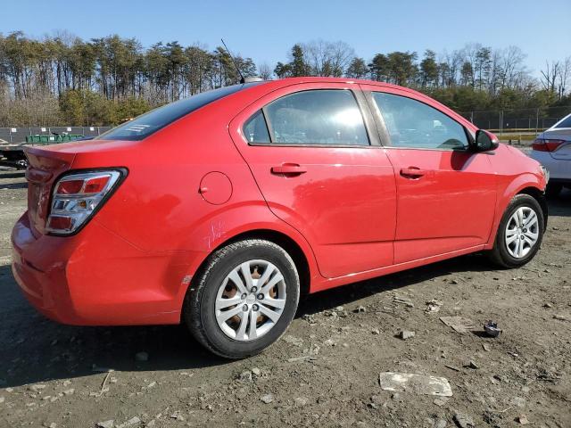 1G1JA5SH8H4144071 - 2017 CHEVROLET SONIC LS RED photo 3