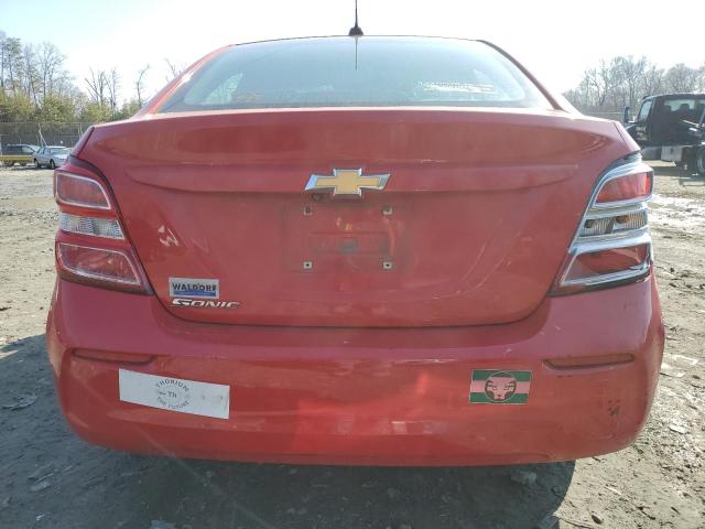 1G1JA5SH8H4144071 - 2017 CHEVROLET SONIC LS RED photo 6