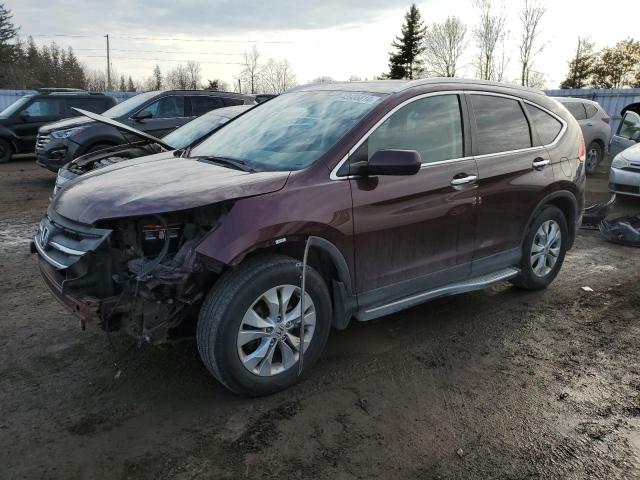 2HKRM4H98DH114861 - 2013 HONDA CR-V TOURING BURGUNDY photo 1