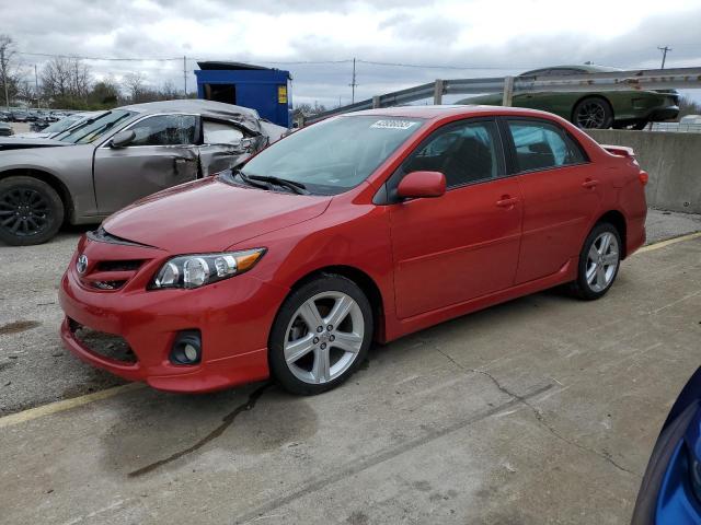 5YFBU4EE4DP183519 - 2013 TOYOTA COROLLA BASE RED photo 1
