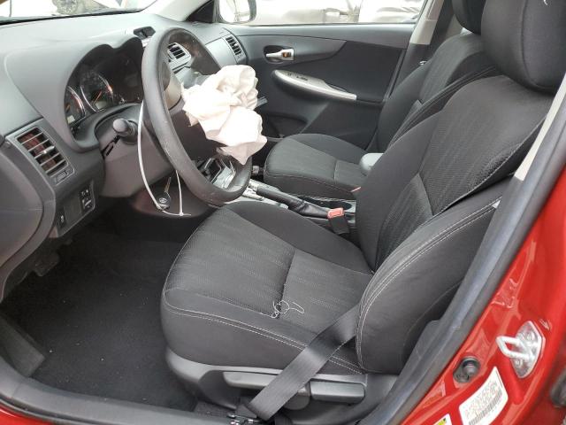 5YFBU4EE4DP183519 - 2013 TOYOTA COROLLA BASE RED photo 7