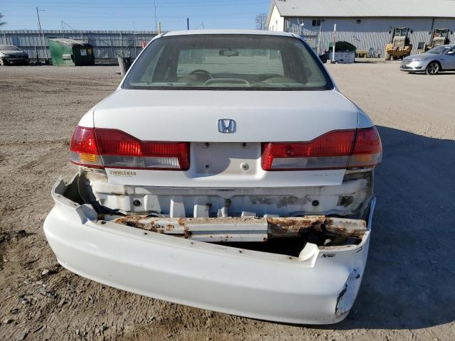 1HGCG16552A031258 - 2002 HONDA ACCORD EX WHITE photo 6