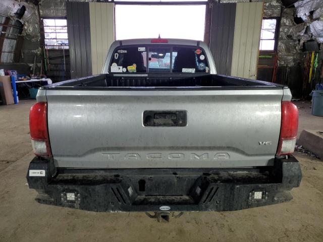 5TFSZ5AN8JX122359 - 2018 TOYOTA TACOMA ACCESS CAB SILVER photo 6