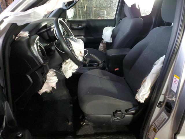 5TFSZ5AN8JX122359 - 2018 TOYOTA TACOMA ACCESS CAB ვერცხლისფერი ფოტო 7