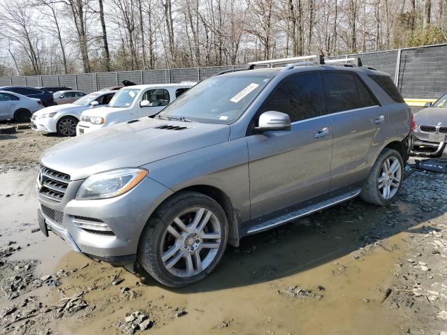 4JGDA5HB1FA586627 - 2015 MERCEDES-BENZ ML 350 4MATIC GRAY photo 1