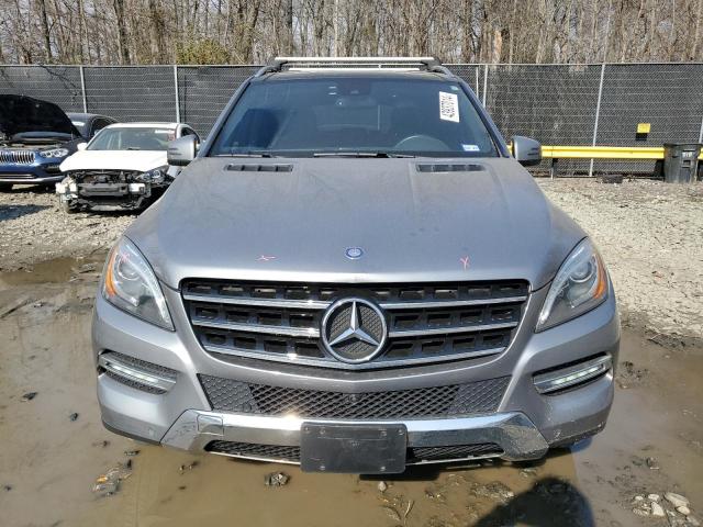 4JGDA5HB1FA586627 - 2015 MERCEDES-BENZ ML 350 4MATIC GRAY photo 5