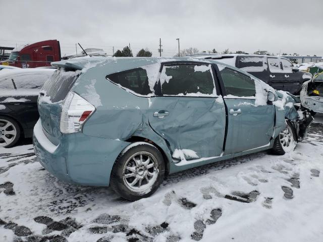 JTDZN3EU4EJ000817 - 2014 TOYOTA PRIUS V GREEN photo 3