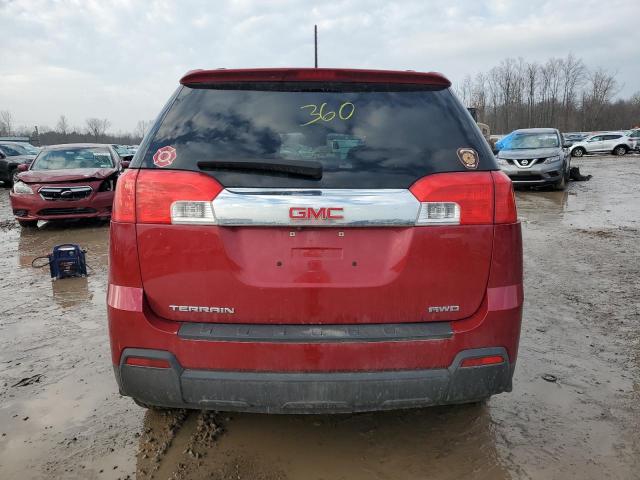 2GKFLWEK0F6174976 - 2015 GMC TERRAIN SLE RED photo 6