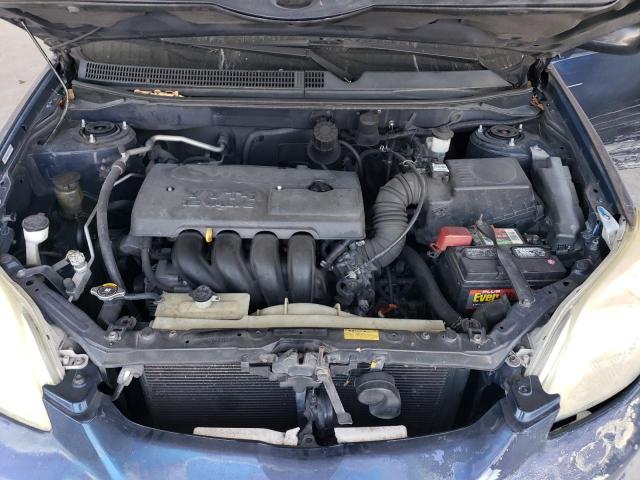 2T1KR32E34C170082 - 2004 TOYOTA COROLLA MA XR BLUE photo 11