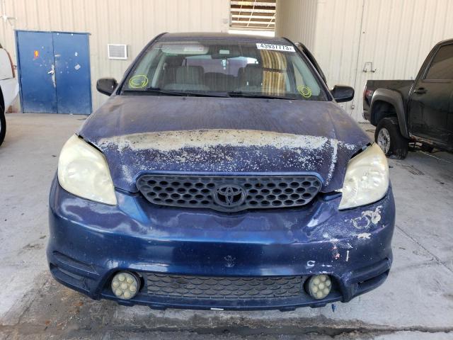 2T1KR32E34C170082 - 2004 TOYOTA COROLLA MA XR BLUE photo 5