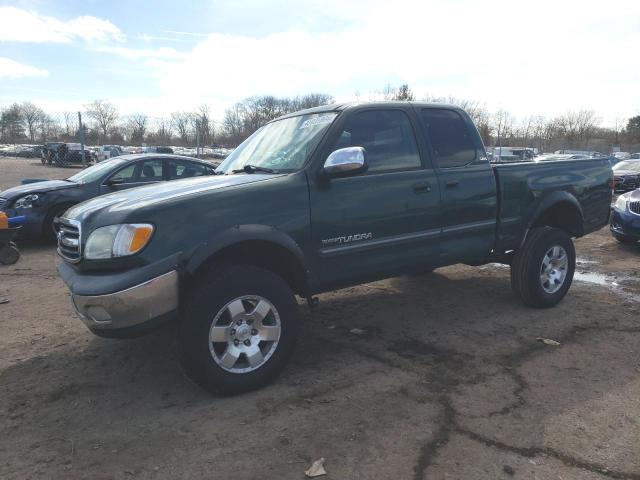 5TBBT4418YS004096 - 2000 TOYOTA TUNDRA ACCESS CAB GREEN photo 1