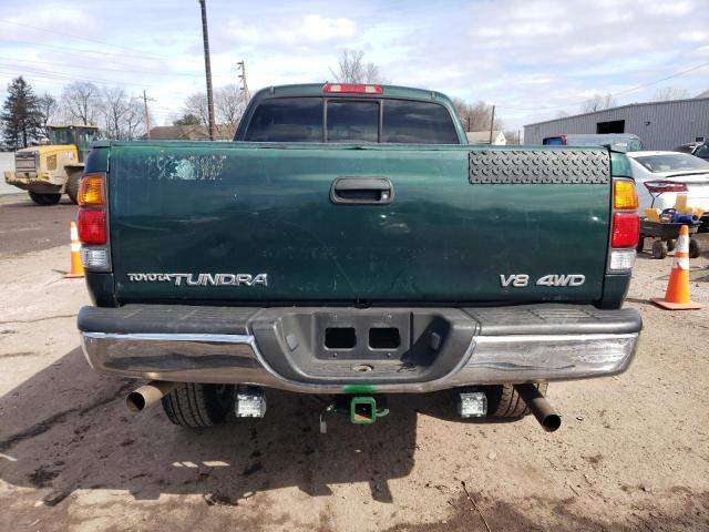 5TBBT4418YS004096 - 2000 TOYOTA TUNDRA ACCESS CAB მწვანე ფოტო 6