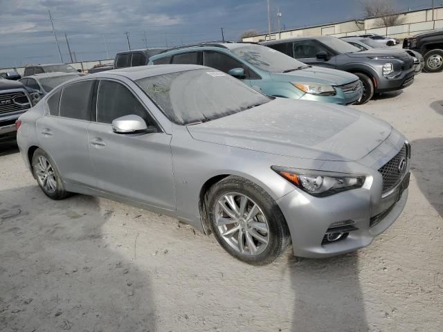 JN1BV7AP7EM687432 - 2014 INFINITI Q50 BASE SILVER photo 4